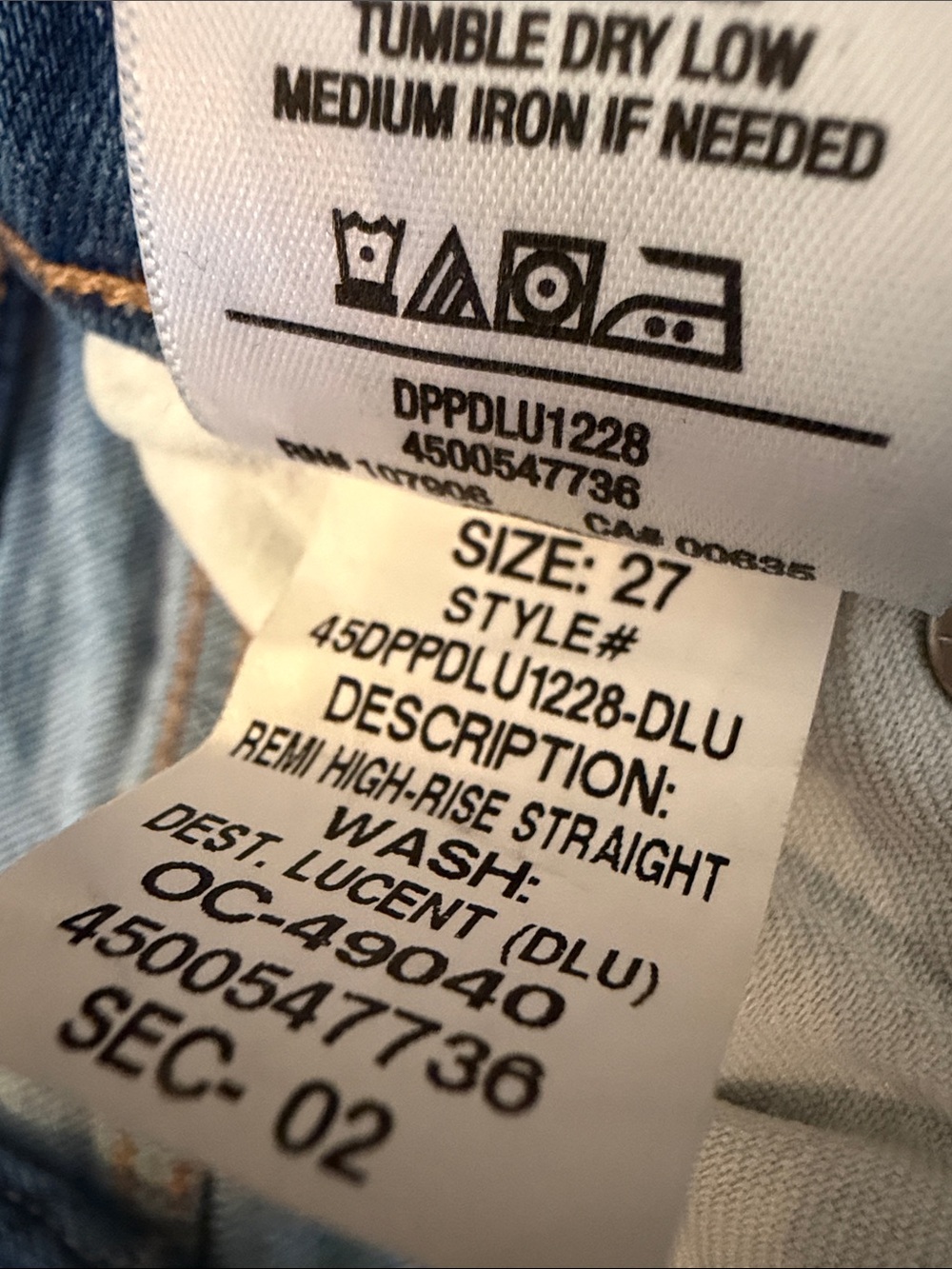 Hudson Remi High-Rise Straight Ankle Jeans - Destructive Lucent Wash Size 27 - Picture 5 of 11